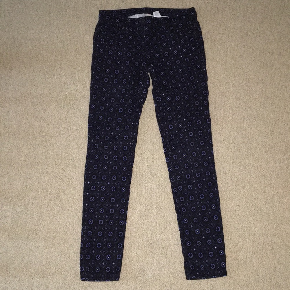 Girls’ Crewcuts Patterned Skinny Corduroys